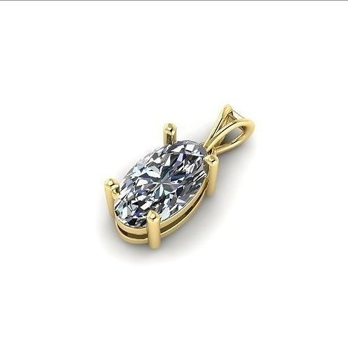 Pendant  oval Model 5379 3D print model