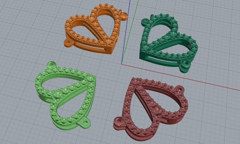 Pendant Model 5374 3D print model_2