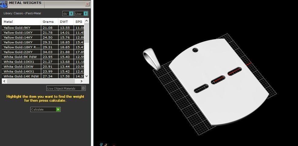 Pendant Model 5373 3D print model_7