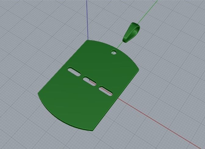 Pendant Model 5373 3D print model_3