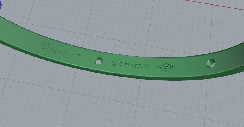 Bracelet Size 17 Model 5372 3D print model_4