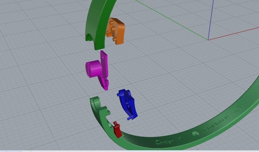 Bracelet Size 17 Model 5372 3D print model_3