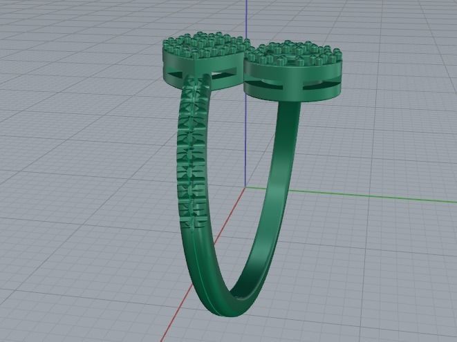 Ring pear Model 5364 3D print model_3