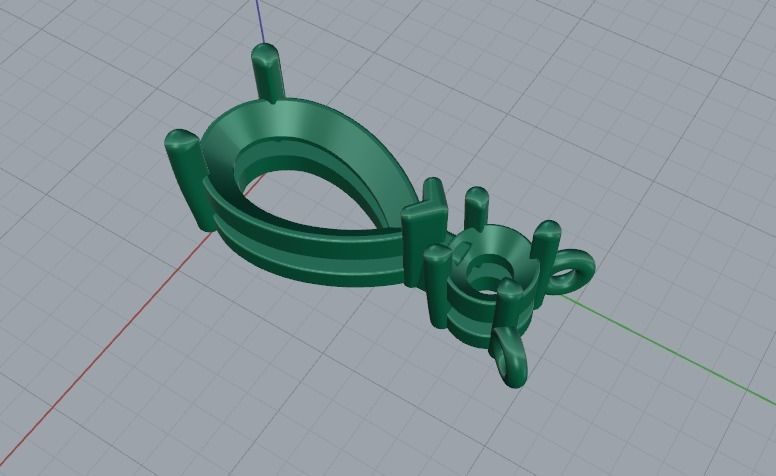 Pendant Model 5358 3D print model_3