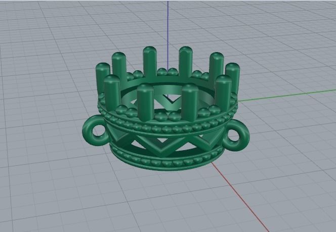 Pendant Model 5350 3D print model_3