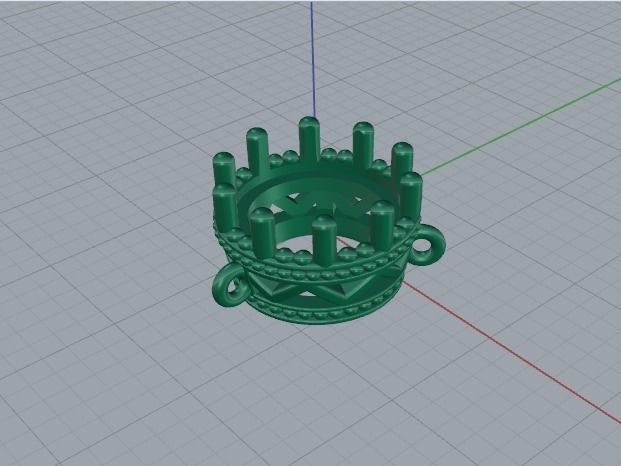 Pendant Model 5350 3D print model_5