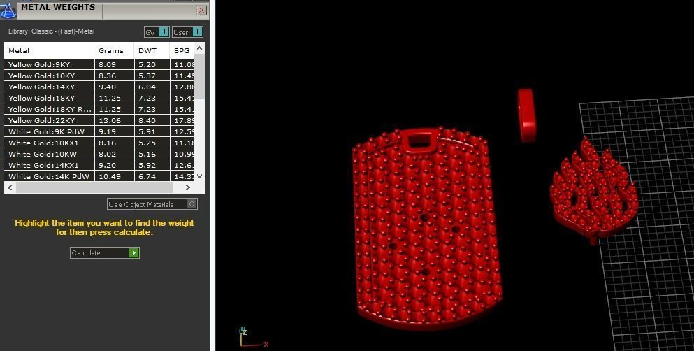 Fire pendant Model 5345 3D print model_7