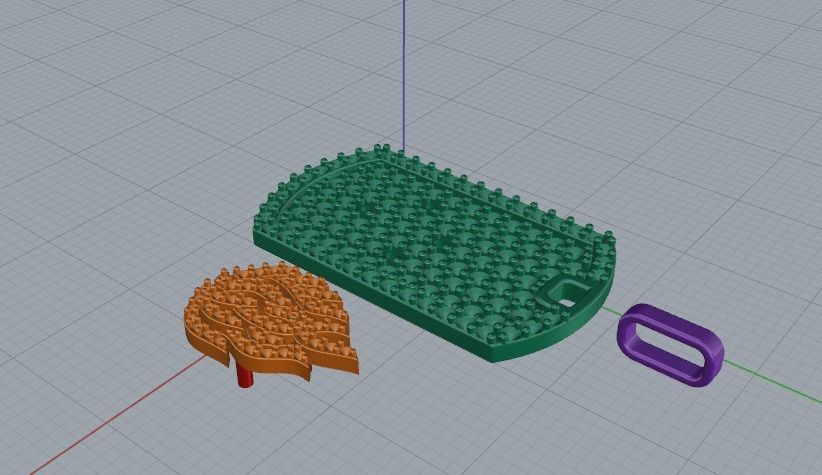 Fire pendant Model 5345 3D print model_4