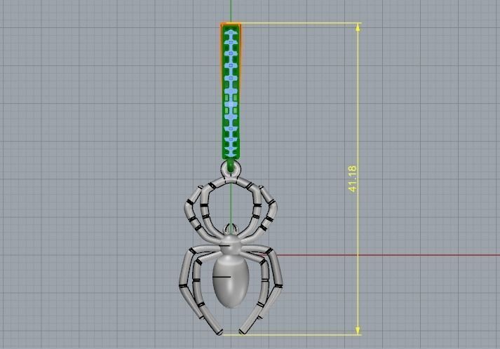 Scorpio pendant Model 5341 3D print model_5