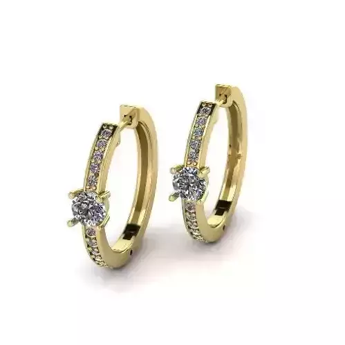 Round earrings Model 5336