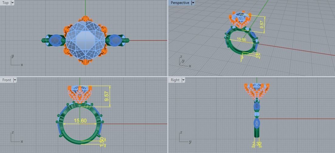 Ring Model 5441 3D print model_6