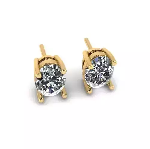 Earrings oval Model 5434