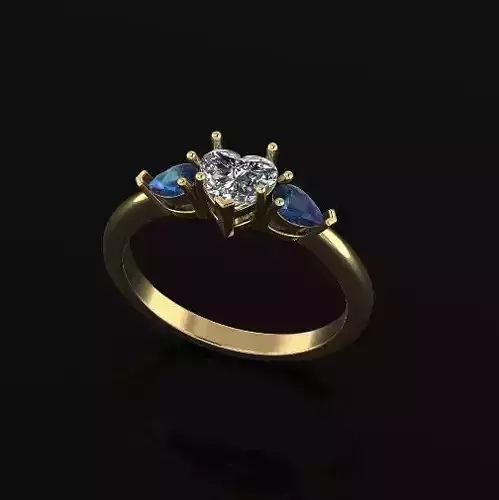 Ring heart Model 5431