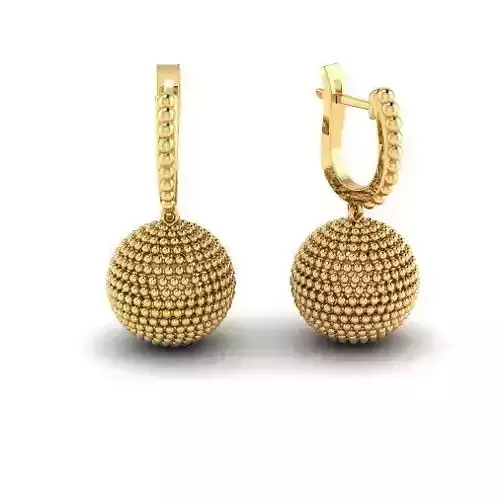 Ball earrings Model 5428