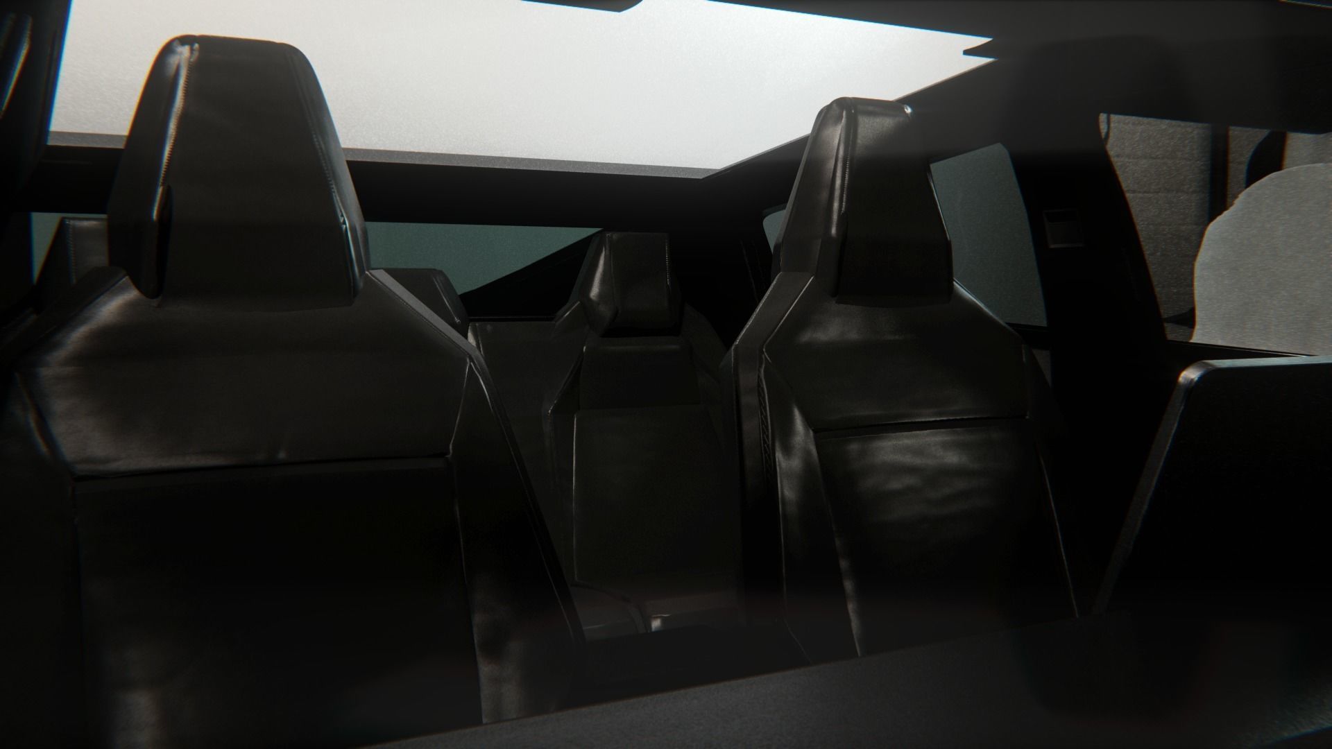 CYBERTRUCK Tesla 2024 3D model_5