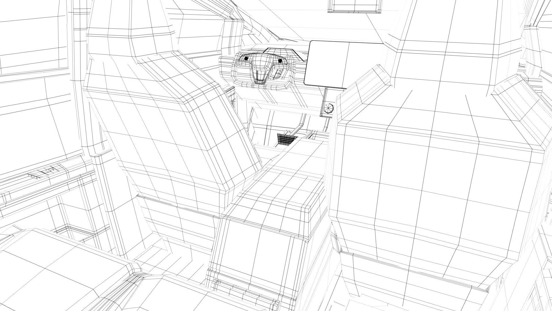 CYBERTRUCK Tesla 2024 3D model_9