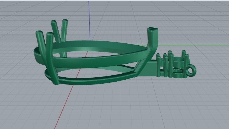 Pendant Model 5408 3D print model_3