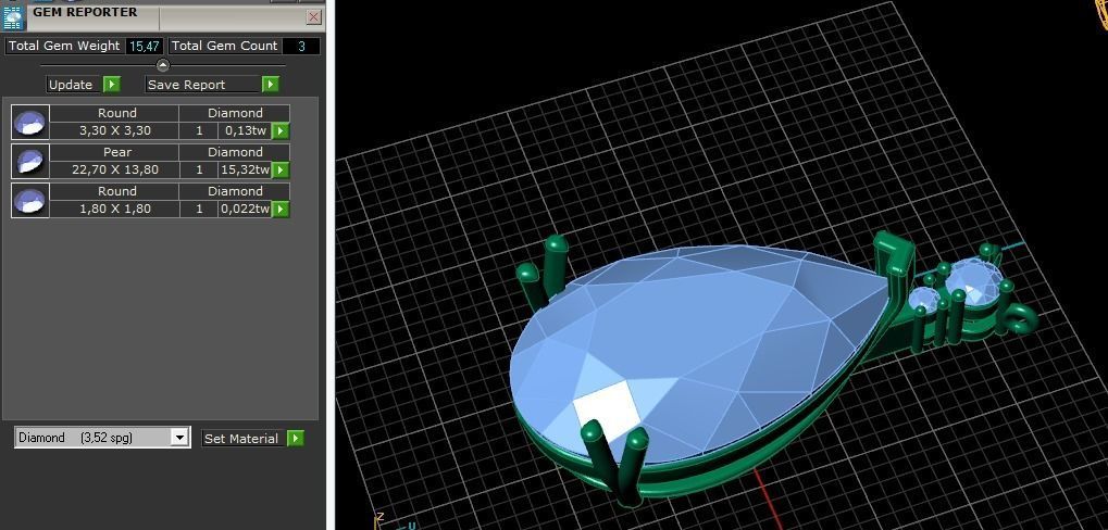 Pendant Model 5408 3D print model_7