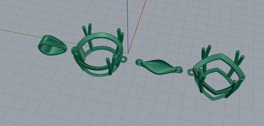 Pendant Model 5397 3D print model_2