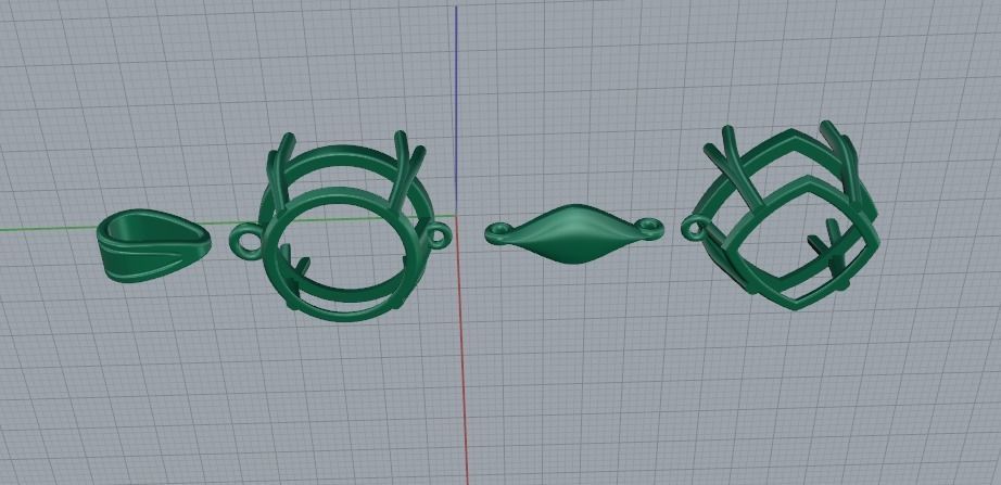 Pendant Model 5397 3D print model_4