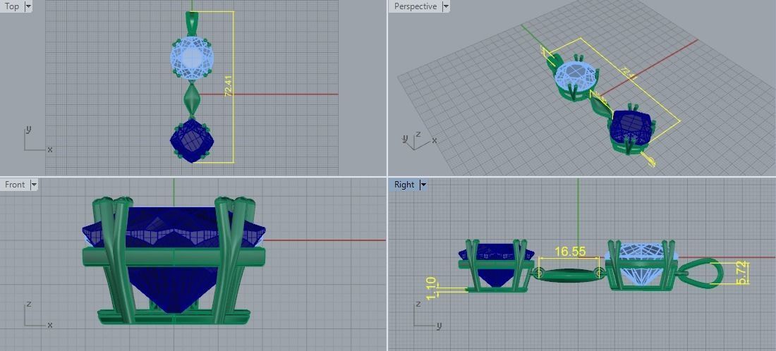 Pendant Model 5397 3D print model_5