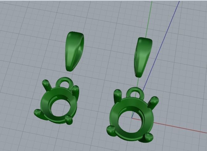 Pendants Model 5392 3D print model_2