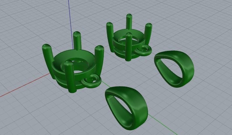 Pendants Model 5392 3D print model_3