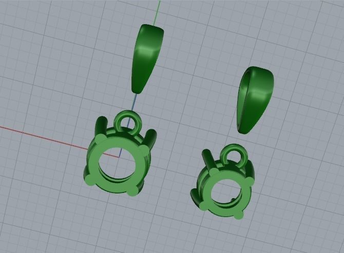 Pendants Model 5392 3D print model_4