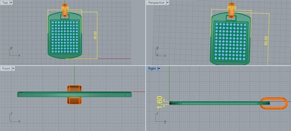 Pendant Model 5389 3D print model_5