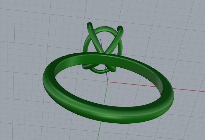 Ring oval Model 5481 3D print model_4