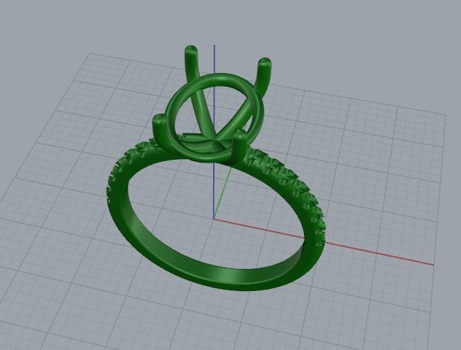 Ring oval Model 5481 3D print model_2