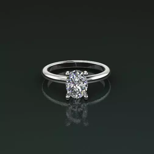 Ring oval Model 5473 3D print model_0