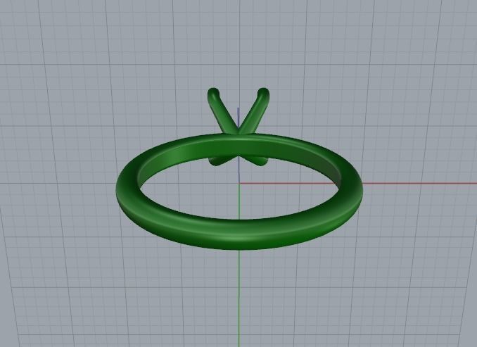 Ring oval Model 5473 3D print model_4