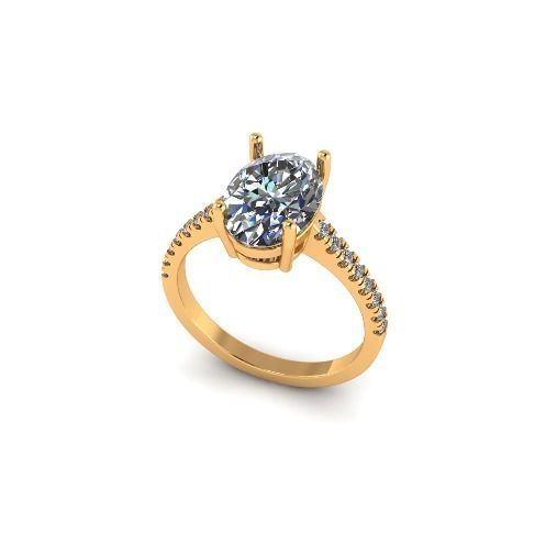 Ring oval Model 5470 3D print model_1