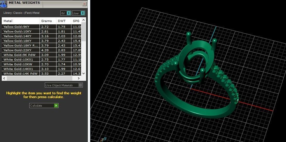 Ring oval Model 5470 3D print model_6