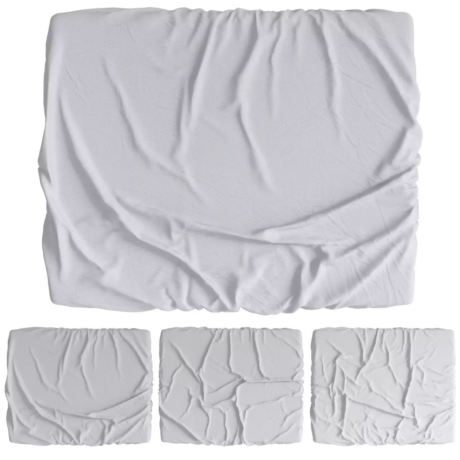 Fabric Wall Art  Decorative set of art paintings 3D model_0