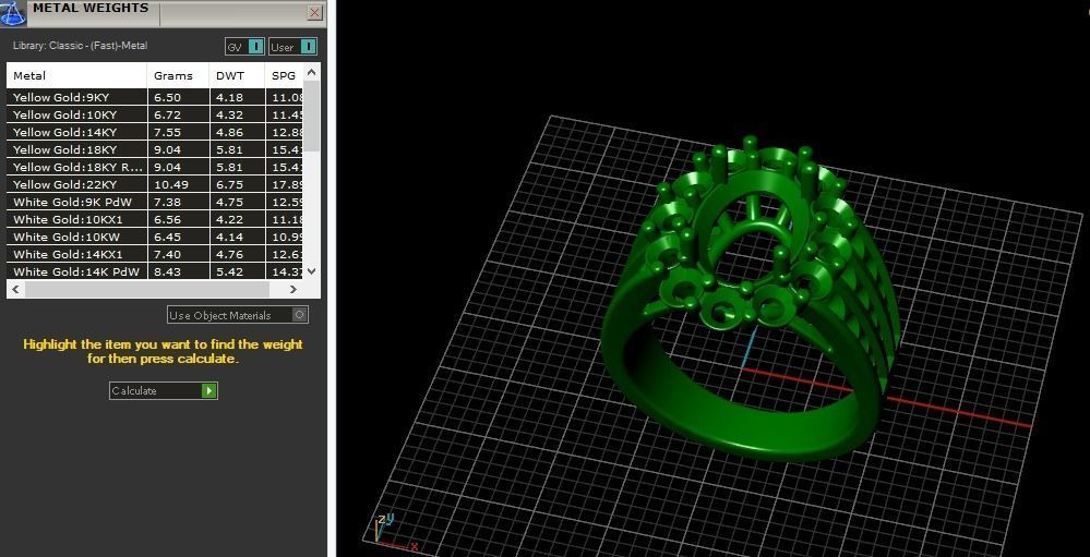 Ring oval Model 5449 3D print model_7