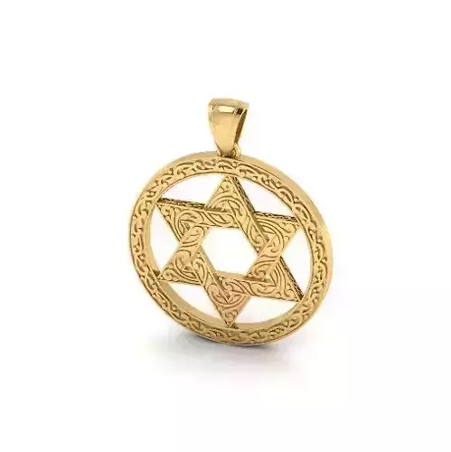 Star of David pendant Model 5447