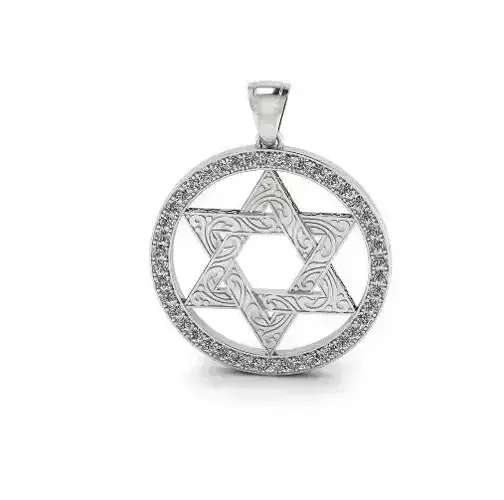Star of David pendant Model 5445