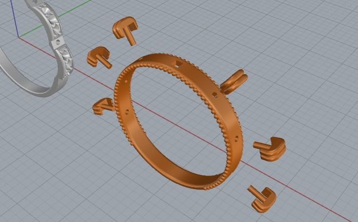 Ring Model 5443 3D print model_3