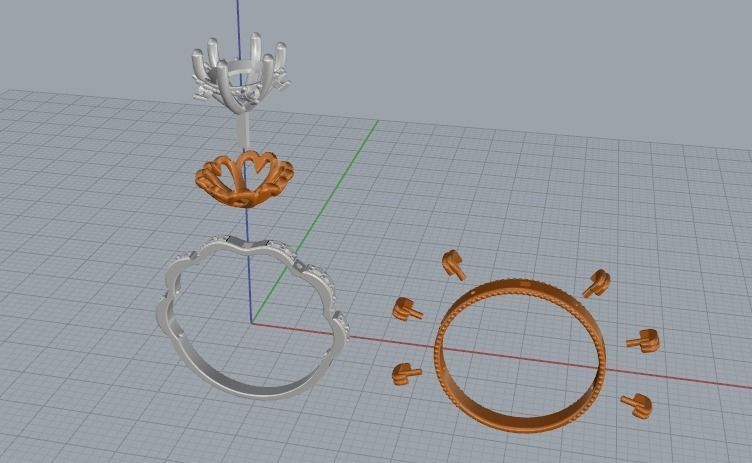 Ring Model 5443 3D print model_2