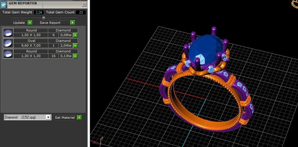 Ring Model 5443 3D print model_7
