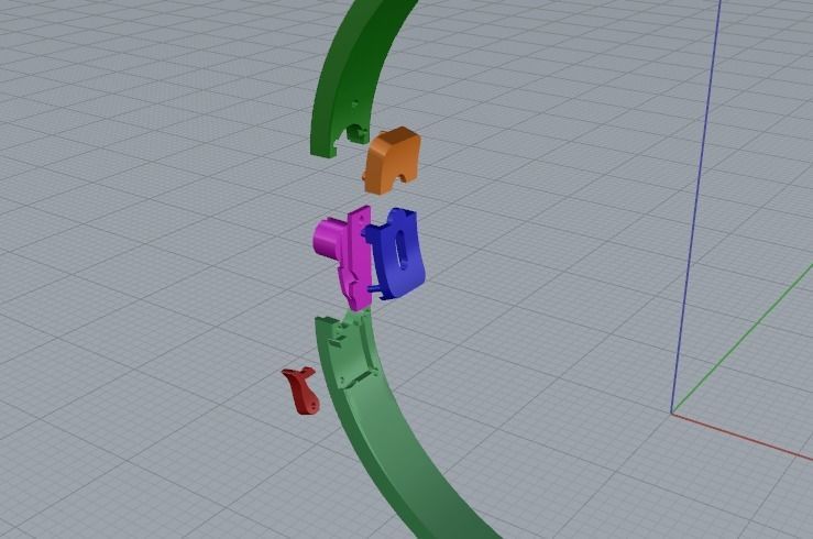 Bracelet size 18 Model 5532 3D print model_3