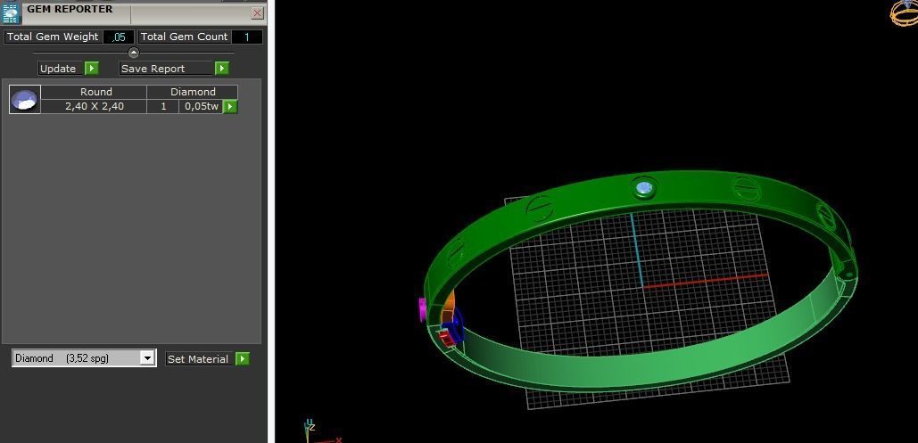 Bracelet size 18 Model 5532 3D print model_7