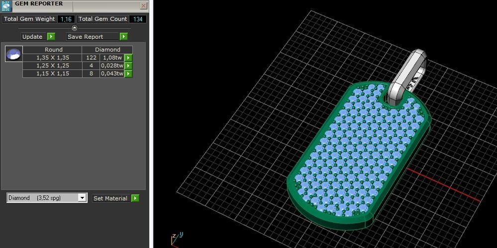 Pendant Model 5524 3D print model_8