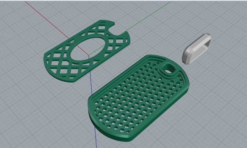 Pendant Model 5524 3D print model_4