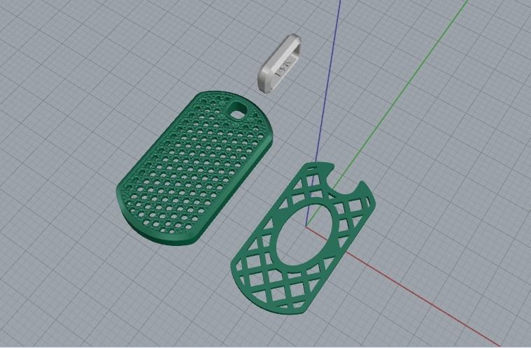 Pendant Model 5524 3D print model_3