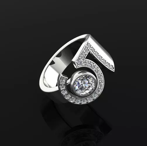 Ring 5 Model 5522 3D print model_0