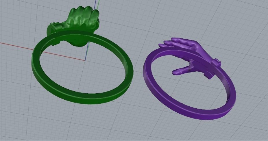 Hand ring Model 5512 3D print model_6