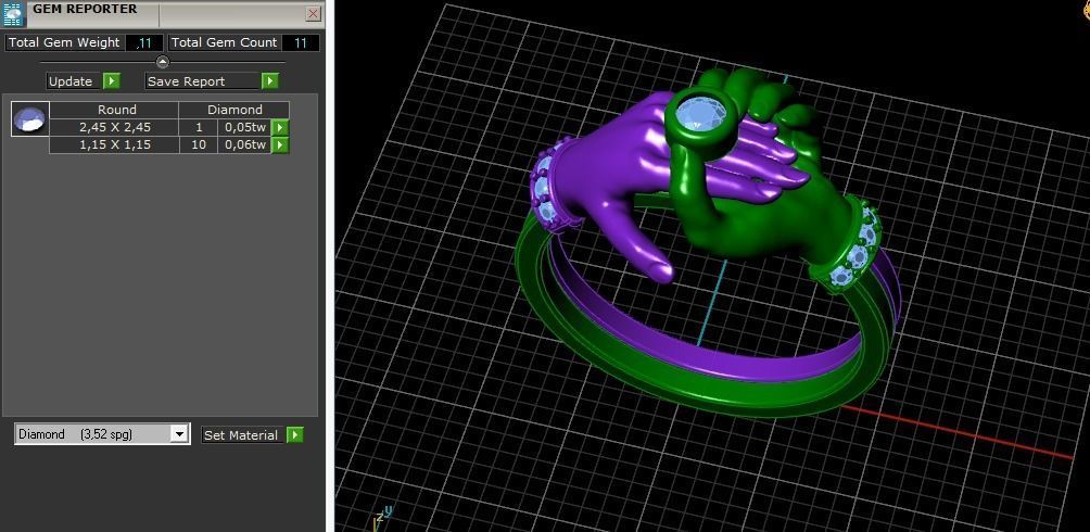 Hand ring Model 5512 3D print model_10